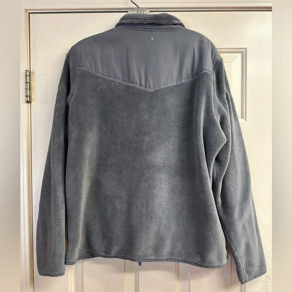Danskin Now Fleece Zip Up Jacket Super Soft Plus X-Large 16/18 Grey - Picture 10 of 16